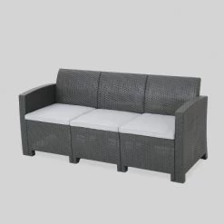 St. Paul Wicker Outdoor Patio Sofa - Christopher Knight Home -Outdoor Furniture Store GUEST 47fb9702 c115 48d1 9aa6 eb5979b59a8d