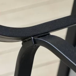 5pc Patio Dining Set With Rattan Arm Chairs & Square Faux Wood & Steel Tabletop - Captiva Designs -Outdoor Furniture Store GUEST 4839c014 34f6 4997 928e 2e96c39ed945