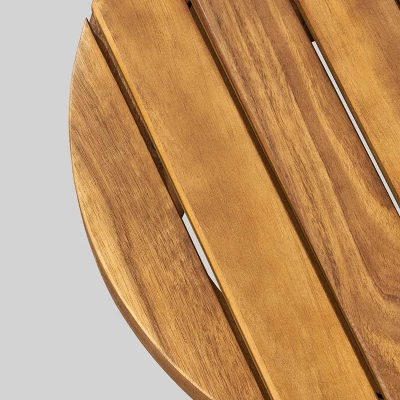 Gertrude 16" Acacia Wood Side Table - Teak - Christopher Knight Home 4 Gertrude 16" Acacia Wood Side Table - Teak - Christopher Knight Home - Image 2