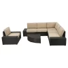 Santa Cruz 7pc Wicker Sofa Set With Cushions - Christopher Knight Home -Outdoor Furniture Store GUEST 4b0094b5 7a90 4284 8442 9defdc0bbe38