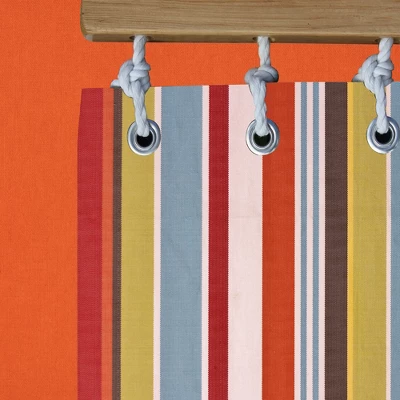 The Hamptons Collection 144” Green And Red Striped Polyester Quilted Two Person Hammock 5 The Hamptons Collection 144” Green And Red Striped Polyester Quilted Two Person Hammock - Image 3