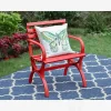 Outdoor Steel Single Seat Garden Arm Chair - Red - Captiva Designs -Outdoor Furniture Store GUEST 4b7c2c81 5495 46f8 8f02 e6764c6c4227