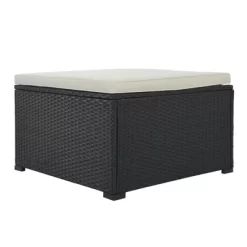 9pc Wicker Patio Sectional Seating Set With Cushions - Black/Beige - GODEER -Outdoor Furniture Store GUEST 4ba746f9 4cf9 401e 88a5 704916f47edc