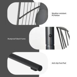 Tangkula Modern Rattan Hanging Egg Swing Chair W/Stand Foldable Cushioned Hammock Gray/Beige 16 Tangkula Modern Rattan Hanging Egg Swing Chair W/Stand Foldable Cushioned Hammock Gray/Beige -Outdoor Furniture Store GUEST 4cce83eb 3249 4e7e 9c76 54ecd38dc76b