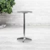 Flash Furniture Mellie 23.25" Round Aluminum Indoor-Outdoor Bar Height Table With Flip-Up Table -Outdoor Furniture Store GUEST 4cd55cfb 0b43 476f 956e 88a5f0a69aa0