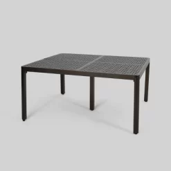 Tahoe Square Aluminum Modern Woven Accents Dining Table - Christopher Knight Home 11 Tahoe Square Aluminum Modern Woven Accents Dining Table - Christopher Knight Home -Outdoor Furniture Store GUEST 4d0dd1fe 9382 407d baa1 0aec23b40b05