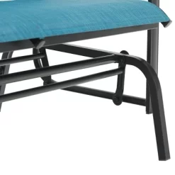 2-Seat Patio Glider With Steel Frame - Blue - Captiva Designs -Outdoor Furniture Store GUEST 4d479e1c 7126 4747 8a54 ac1754a9b007
