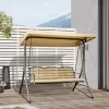 Outsunny 3-Seat Patio Swing Chair, Outdoor Canopy Swing Glider With Cushion, Adjustable Shade, And Slatted Design, For Porch, Garden, Poolside, Beige 1 Outsunny 3-Seat Patio Swing Chair, Outdoor Canopy Swing Glider With Cushion, Adjustable Shade, And Slatted Design, For Porch, Garden, Poolside, Beige -Outdoor Furniture Store GUEST 4e632677 21b4 4f16 9d8d 9ad20e7bf3d1