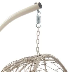 Cleo Outdoor Wicker Patio Hanging Egg Chair With Stand - Crosley -Outdoor Furniture Store GUEST 4e85d125 db05 47e6 ba26 2039cac7a86c