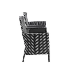 2pc Maksville Aluminum Patio Loveseat & Trash Can - MiBasics -Outdoor Furniture Store GUEST 4eaff4b3 4d9e 4c55 81ac cc9c7e3f66f0