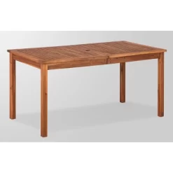 3pc Acacia Wood X Design Outdoor Patio Dining Set - Brown - Saracina Home -Outdoor Furniture Store GUEST 4f8f83d1 0318 427f 81b6 4a075466df6f