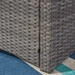 Sanger Wicker Sofa - Gray/Beige - Christopher Knight Home -Outdoor Furniture Store GUEST 503efe83 83e3 4d13 9a15 bae5e5badc2d