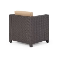 Puerta 5pc All-Weather Wicker Patio Club Chairs With Firepit Brown/Gray - Christopher Knight Home 19 Puerta 5pc All-Weather Wicker Patio Club Chairs With Firepit Brown/Gray - Christopher Knight Home -Outdoor Furniture Store GUEST 505893f8 9a58 46e4 9c53 538671f70e37