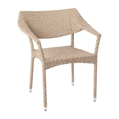 Merrick Lane Fade And Weather Resistant Modern PE Rattan Patio Dining Chair With Reinforced Steel Frame -Outdoor Furniture Store GUEST 512afae2 dcdd 4b8f a372 cc48eb580032