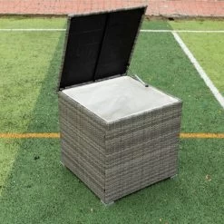 4pc Wicker Patio Sectional Seating Set With Cushions - Gray/Beige - GODEER 29 4pc Wicker Patio Sectional Seating Set With Cushions - Gray/Beige - GODEER -Outdoor Furniture Store GUEST 5158dad0 7ca7 4064 bf42 cfe0145f8da9