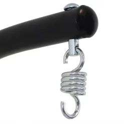 Sunnydaze Decor Sunnydaze Indoor/Outdoor Durable Powder-Coated Steel U-Shaped Hanging Egg Chair Swing Stand - 76" - Black -Outdoor Furniture Store GUEST 546852ad 102b 4eac b995 9e4518fadcaa