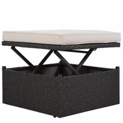 4pc Outdoor Wicker Rectangle Daybed With Canopy & Cushions - Beige - GODEER 22 4pc Outdoor Wicker Rectangle Daybed With Canopy & Cushions - Beige - GODEER -Outdoor Furniture Store GUEST 547f883b 6e74 4fca b52a d9b385e01e50