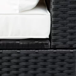 9pc Wicker Patio Set With Cushions - Black/Beige - GODEER -Outdoor Furniture Store GUEST 5483dda1 d96d 40a0 88e4 5d3f6480c140