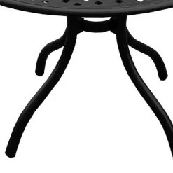42" Modern Mesh Aluminum Round Patio Dining Table - Black - Oakland Living -Outdoor Furniture Store GUEST 550dd48c fa42 43f0 916b 9146ff5f7c2d