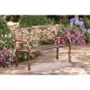Evergreen Metal Coneflower Bench -Outdoor Furniture Store GUEST 56bc5b52 3925 483a 98b6 7d5962982ffa