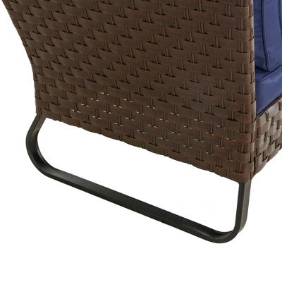 Right Arm Patio Chair - Navy - Patio Festival 6 Right Arm Patio Chair - Navy - Patio Festival - Image 4