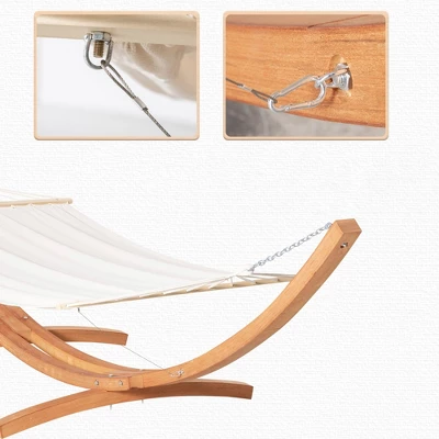 SUGIFT 1-Person Hammock With Stand Set For Outdoor And Indoor 6 SUGIFT 1-Person Hammock With Stand Set For Outdoor And Indoor - Image 4