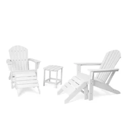 5pk Plastic Resin Adirondack Chair With Side Table & Ottoman - EDYO LIVING -Outdoor Furniture Store GUEST 59fc728b a0db 4820 94dc 7a3e717d93ed