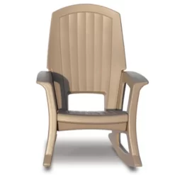 Semco Rockaway Heavy-Duty Outdoor Rocking Chair W/Low Maintenance All-Weather Porch Rocker & Easy Assembly For Deck And Patio, Taupe (2 Pack) -Outdoor Furniture Store GUEST 5b3f6bc8 b1c8 4e05 a97a c65564debb26
