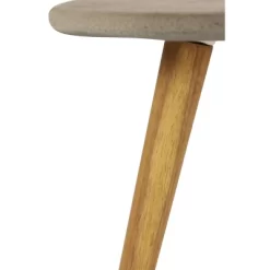 20"x18" Mid-Century Wood Outdoor Accent Table Gray - Olivia & May -Outdoor Furniture Store GUEST 5bd2c39f dca8 4fc0 b82f f8e8e6b09389