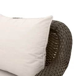 Amaya 5pc Outdoor 4 Wicker Swivel Chair & Fire Pit Set - Dark Brown/Beige/Matte Black - Christopher Knight Home -Outdoor Furniture Store GUEST 5c1020e0 811d 403a a2ef 4d25998b38e8