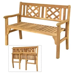 Costway Patio Outdoor Solid Wood Bench Folding Loveseat Chair Park Garden Deck Furniture 19 Costway Patio Outdoor Solid Wood Bench Folding Loveseat Chair Park Garden Deck Furniture -Outdoor Furniture Store GUEST 5c52e86d b4fc 482e b49c 0f5b0880f8ff