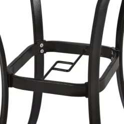 5-Piece Patio Rattan Dining Table Set , Counter Height PE Wicker Dining Table Set With Umbrella Hole And 4 Foldable Chairs, Brown-ModernLuxe -Outdoor Furniture Store GUEST 5c8dfd73 2f3e 4d5b 9e15 00d506a141b6