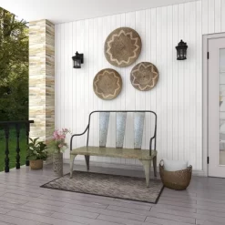 Metal Garden Bench - Olivia & May -Outdoor Furniture Store GUEST 5cec2b6d 8803 4722 a212 ecfda53dd531