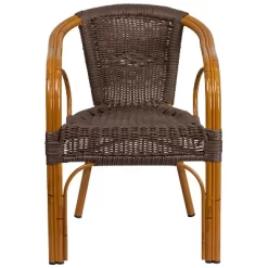 Merrick Lane Esna Series Stacking Rattan Patio Chair With Bamboo Look Aluminum Frame And Integrated Arms 23 Merrick Lane Esna Series Stacking Rattan Patio Chair With Bamboo Look Aluminum Frame And Integrated Arms -Outdoor Furniture Store GUEST 5d3456e0 6cce 4a84 a9c3 a5f1ea0d9408