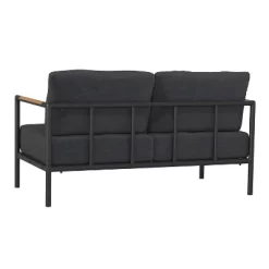 Emma And Oliver Aluminum Frame Loveseat With Teak Arm Accents And Plush Cushions 18 Emma And Oliver Aluminum Frame Loveseat With Teak Arm Accents And Plush Cushions -Outdoor Furniture Store GUEST 5dccb1d9 45d4 4599 bb90 1110e7046b4a