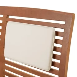 Lyndon Eucalyptus Wood 2 Seat Outdoor Bench With Cushions - Light Brown - Alaterre Furniture -Outdoor Furniture Store GUEST 5e56d3a6 b8c8 4c2b 833a 2c1b770e74b9