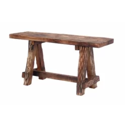 Wooden Garden Patio Bench Brown - The Urban Port -Outdoor Furniture Store GUEST 5f87f920 33ed 49f9 b170 041330452f20