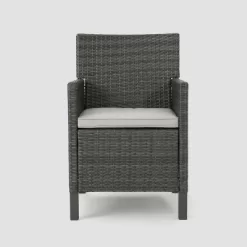 Celeste 5pc Wicker Dining Set - Gray/Light Gray - Christopher Knight Home -Outdoor Furniture Store GUEST 5fa377bf cdd2 493d a844 cd3f24954cb3