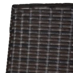 5-Piece Patio Rattan Dining Table Set , Counter Height PE Wicker Dining Table Set With Umbrella Hole And 4 Foldable Chairs, Brown-ModernLuxe -Outdoor Furniture Store GUEST 5fe4ac44 363c 43f2 8263 839479173518