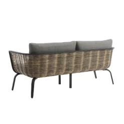 Ashby Loveseat - Gray/Black/Natural - Linon -Outdoor Furniture Store GUEST 603a2c8e c01c 4a0f 8648 1047024f912c