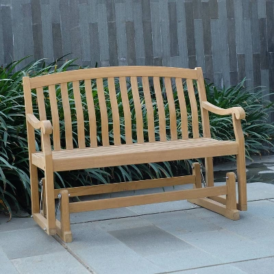 Sherwood Glider Bench - Teak - Cambridge Casual 3 Sherwood Glider Bench - Teak - Cambridge Casual