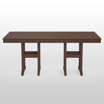 Moore POLYWOOD 35" X 70" Farmhouse Rectangle Patio Dining Table - Project 62™ 11 Moore POLYWOOD 35" X 70" Farmhouse Rectangle Patio Dining Table - Project 62™ - Image 9