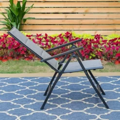7pc Outdoor Dining Set With 7 Position Folding Chairs With Expandable Metal Table - Captiva Designs -Outdoor Furniture Store GUEST 61d019fb 5385 407d 94b0 d8e8da5e7c60