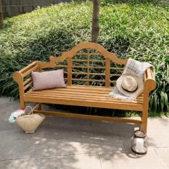 Lutyens 5ft Teak Bench - Natural - Cambridge Casual -Outdoor Furniture Store GUEST 622ec154 487b 4610 9e8d 3cc605a6946c