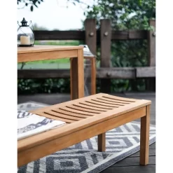 Chester Outdoor Teak Wood Backless Bench - Cambridge Casual -Outdoor Furniture Store GUEST 623e1184 48f5 41db b622 9fb9a772e79c