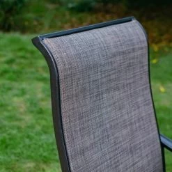 7pc Outdoor Dining Set With Swivel Sling Chairs & Large Metal Rectangle Table With Umbrella Hole - Gray - Captiva Designs 22 7pc Outdoor Dining Set With Swivel Sling Chairs & Large Metal Rectangle Table With Umbrella Hole - Gray - Captiva Designs -Outdoor Furniture Store GUEST 634afa08 07a5 41ff 929a e76025426c26