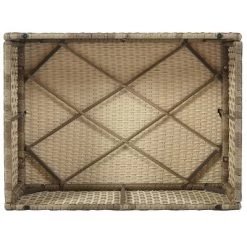 5pc Wicker Patio Seating Set With Cushions - Brown/Beige - GODEER -Outdoor Furniture Store GUEST 6367ec6f 0261 466b accc b87f0abae0fb