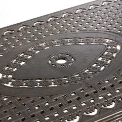 Gardenised Indoor And Outdoor Bronze Dinning Set 6 Chairs With 1 Table Bistro Patio Cast Aluminum. 14 Gardenised Indoor And Outdoor Bronze Dinning Set 6 Chairs With 1 Table Bistro Patio Cast Aluminum. -Outdoor Furniture Store GUEST 638da702 3c12 47d9 829b 5bb329788669