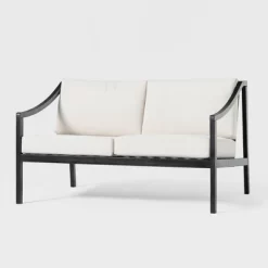 Saracina Home Mid-Century Modern Slatted Acacia Outdoor Bench With Cushions 11 Saracina Home Mid-Century Modern Slatted Acacia Outdoor Bench With Cushions -Outdoor Furniture Store GUEST 65d05032 e224 418d a7ae a52b618f1c1f