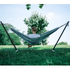 Two Person Hammock With Stand - Backyard Expressions -Outdoor Furniture Store GUEST 669bb7ed 6e5f 44f6 b11f 56ece965ff2e